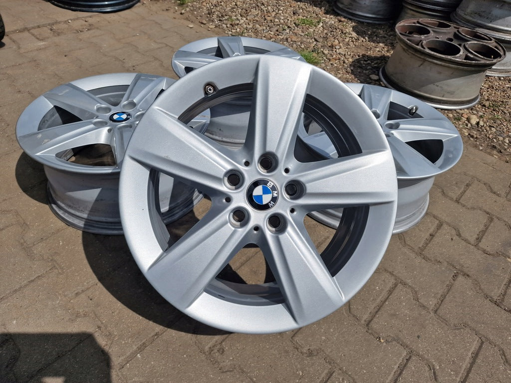 4x Alufelge 17 Zoll 7.5" 5x112 54ET Glanz Silber 6855087 BMW F45 F46 Rim Wheel FEL8115920293mk