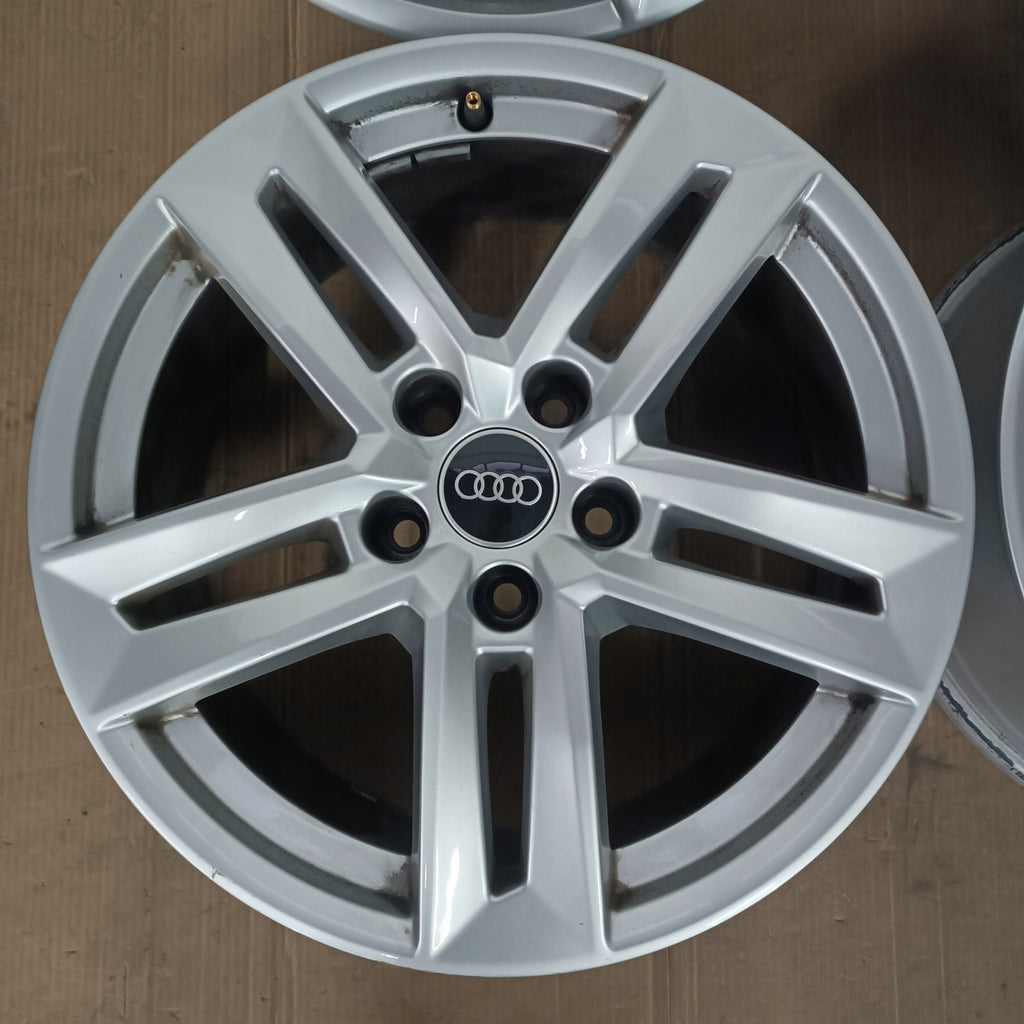 4x Alufelge 17 Zoll 7.0" 5x112 42ET Glanz Silber 8W0601025P Audi A4 A3 Rim Wheel FEL6091946581tg