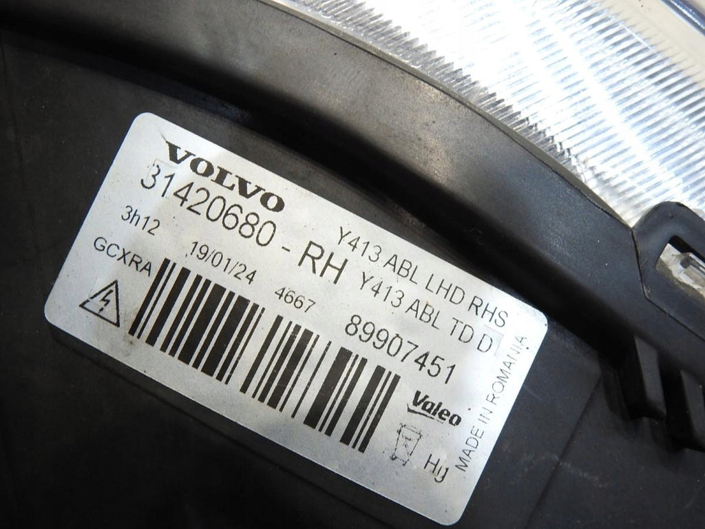 Frontscheinwerfer Volvo Xc60 I 31420680 Xenon Rechts Scheinwerfer Headlight SCH8413046015zx