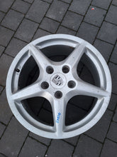 Load image into Gallery viewer, 1x Alufelge 18 Zoll 8.0" 5x130 57ET Glanz Silber 99736213600 Porsche Carrera FEL2744295706wb