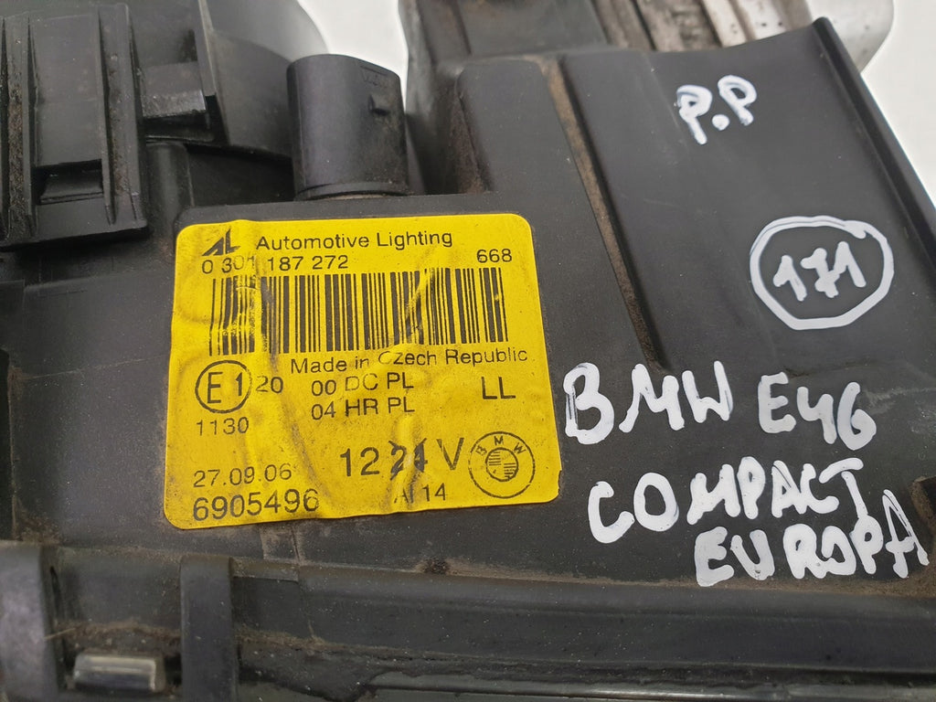 Frontscheinwerfer BMW Compact E46 6905496 0301187200 Xenon Rechts Headlight