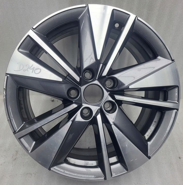 1x Alufelge 17 Zoll 7.0" 5x112 45ET 57A601025AA Skoda Kodiaq Rim Wheel FEL1625550801bk