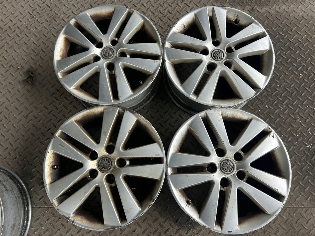 4x Alufelge 16 Zoll 6.5" 5x110 37ET Matt Silber Opel Signum Vectra Zafira FEL4328695781pi