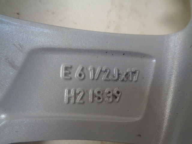 4x Alufelge 17 Zoll 6.5" 5x112 39ET Glanz Silber 6856076 BMW F39 X1 F48 FEL3896205360tw