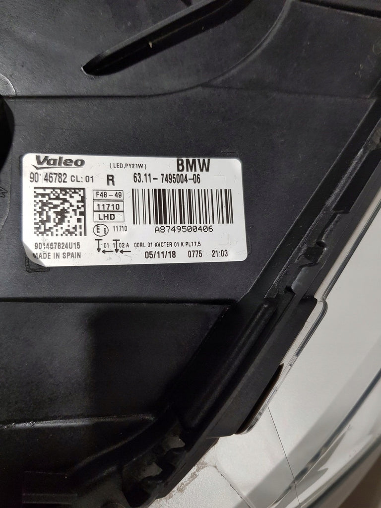Frontscheinwerfer BMW X1 F48 63117495004-06 LED Rechts Scheinwerfer Headlight SCH7765638697mk