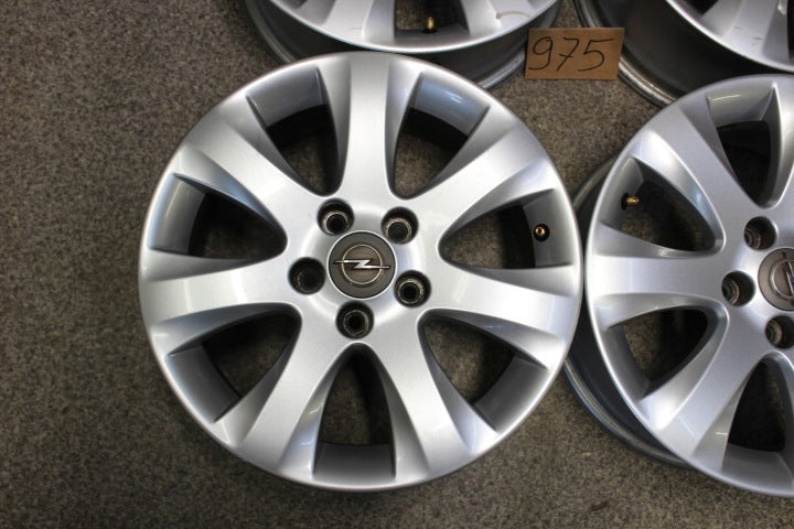 4x Alufelge 16 Zoll 6.5" 5x110 37ET 13260605 Hyundai I Astra H Zafira Rim Wheel FEL5162659229mg