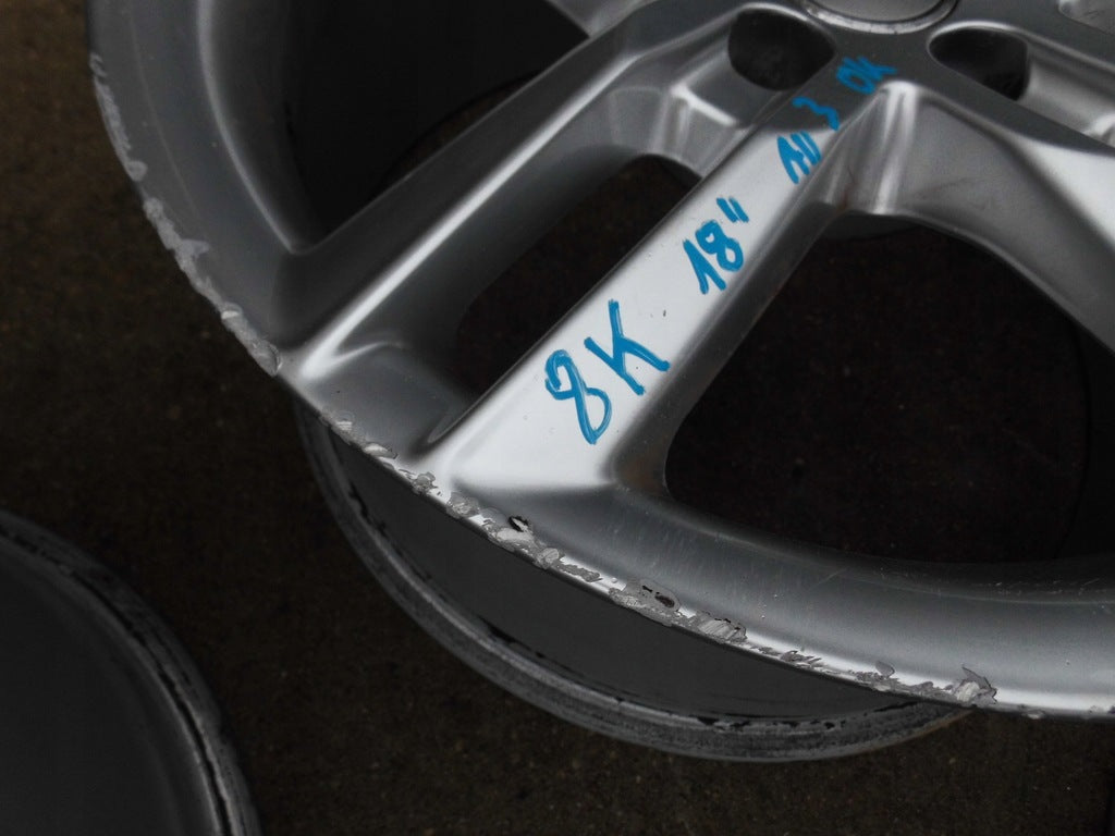 4x Alufelge 18 Zoll 8.0" 5x112 39ET Glanz Silber 4G0601025BL Audi C7 A4 B8 FEL7133535828ss