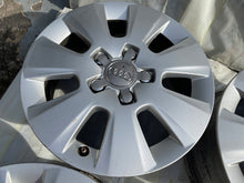 Load image into Gallery viewer, 4x Alufelge 15 Zoll 6.0&quot; 5x112 47ET Glanz Silber 8P0601025BP Audi Rim Wheel