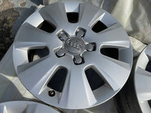 Laden Sie das Bild in den Galerie-Viewer, 4x Alufelge 15 Zoll 6.0" 5x112 47ET Glanz Silber 8P0601025BP Audi Rim Wheel FEL9313292265bj