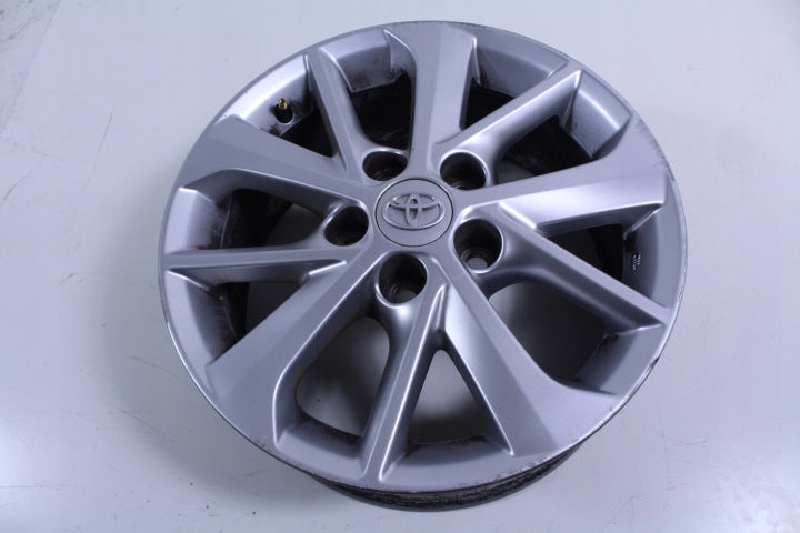 1x Alufelge 16 Zoll 6.5" 5x114.3 45ET Glanz Silber 42611-02E90 Toyota Auris FEL8984444850su