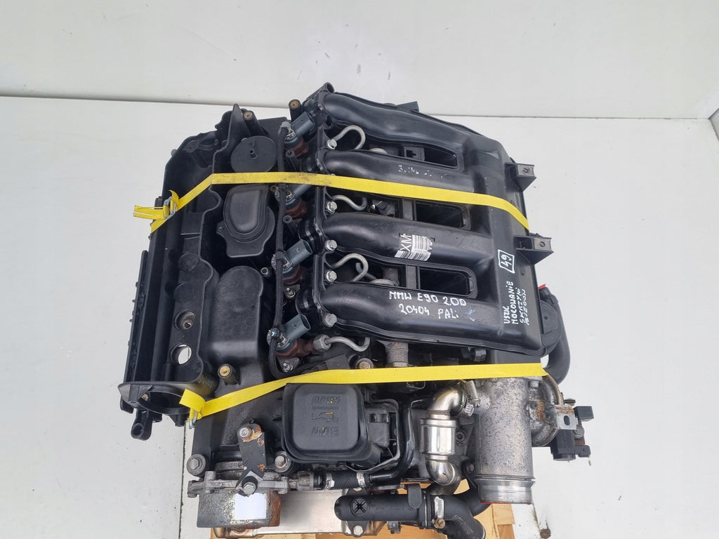 Motor BMW E91 E90 M47D20 2.0 150PS 110kW 180TKm 2004 Diesel Engine Komplett