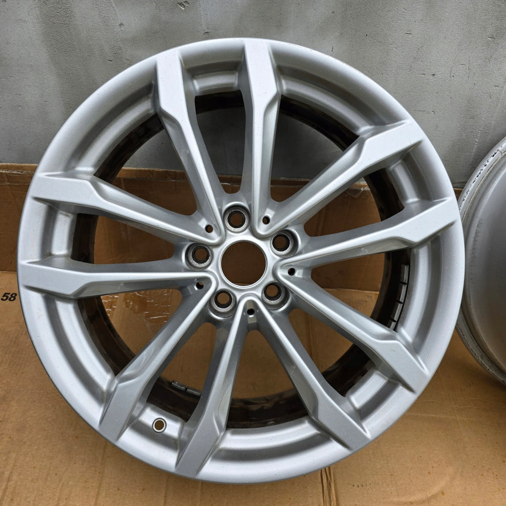 2x Alufelge 19 Zoll 7.5" 5x112 32ET Glanz Grau 6877325 BMW Rim Wheel FEL6066339726iq