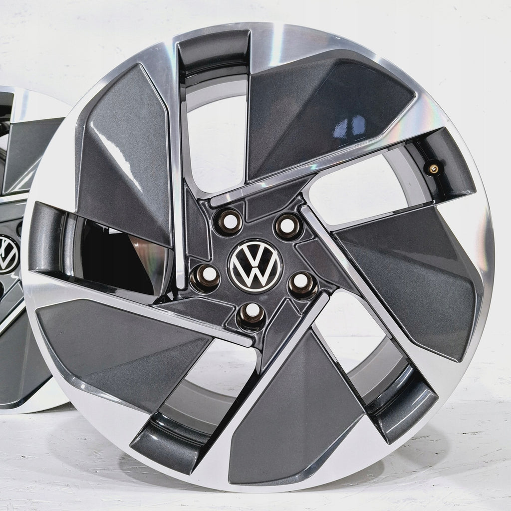 4x Alufelge 18 Zoll 7.5" 5x112 50ET Glanz Graphit 10A601025C Mg Id.3 Rim Wheel