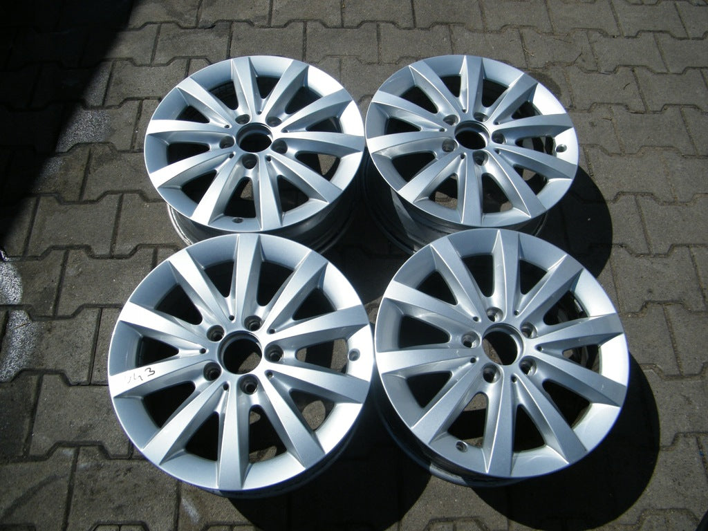 4x Alufelge 16 Zoll 6.5" 5x112 49ET Glanz Silber A2464010502 Mercedes-Benz Vaneo FEL9396580848tf