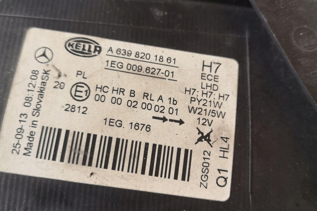 Frontscheinwerfer Mercedes-Benz Viano A6398201861 Links Scheinwerfer Headlight