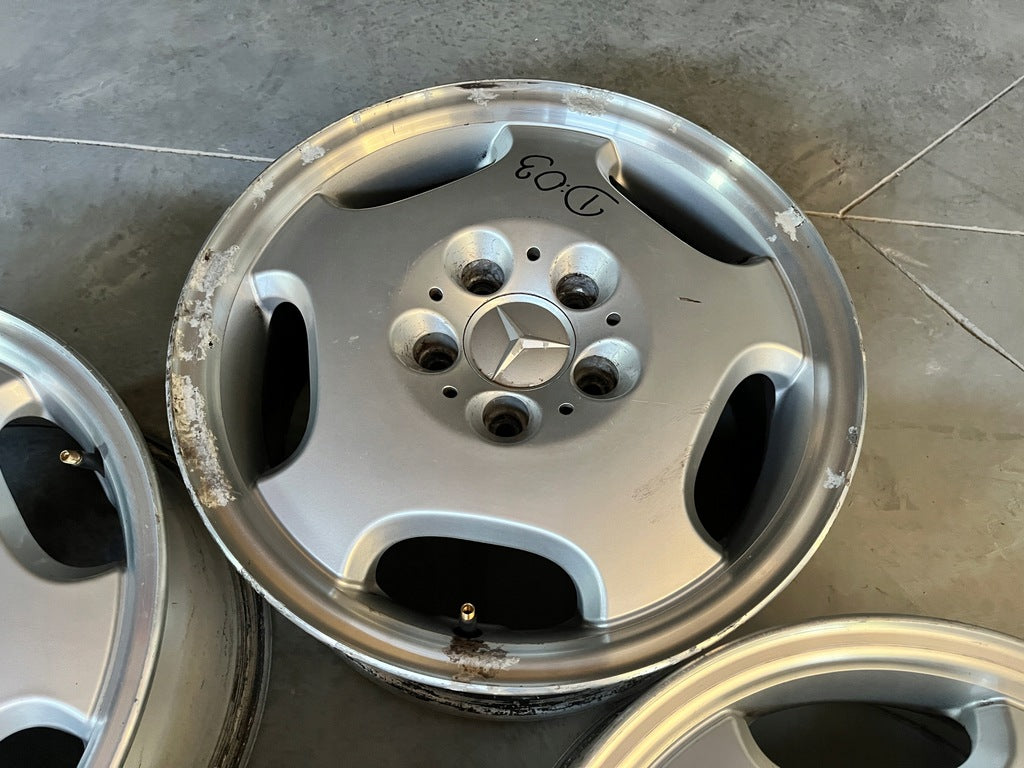 4x Alufelge 16 Zoll 7.5" 5x112 41ET A2104010402 Mercedes-Benz W124 W203 W210 FEL4136213333xt