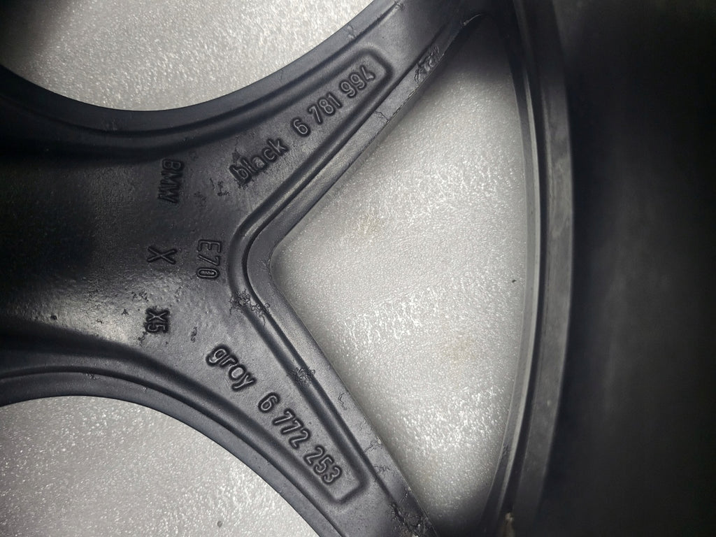 1x Alufelge 21 Zoll 11.5" 5x120 38ET 6781994 6782834 6772253 6782835 BMW X5 E70 FEL4962326332hy