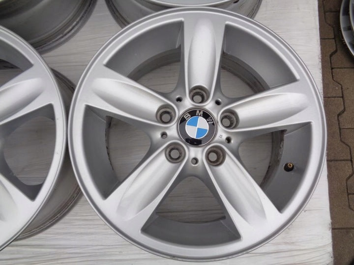 4x Alufelge 16 Zoll 7.0" 5x120 44ET Silber 6775619 BMW E88 E81 E91 E90 E82 E87 FEL9478257573jg
