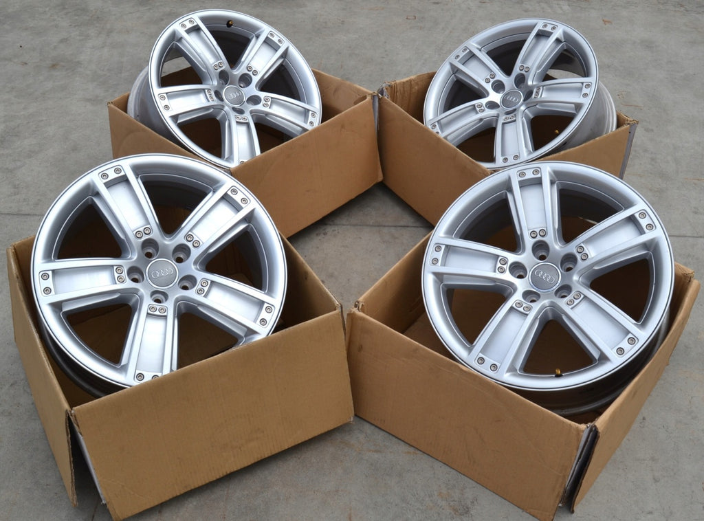4x Alufelge 19 Zoll 8.0" 5x112 39ET Glanz Silber 8R0071499A Audi C7 Rim Wheel FEL2080067328tz