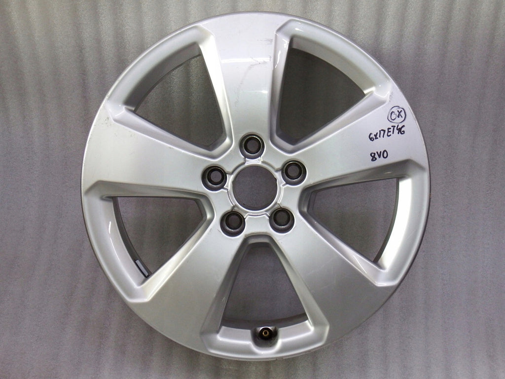 1x Alufelge 17 Zoll 6.0" 5x112 48ET Glanz Silber 8V0601025C Audi A3 Rim Wheel