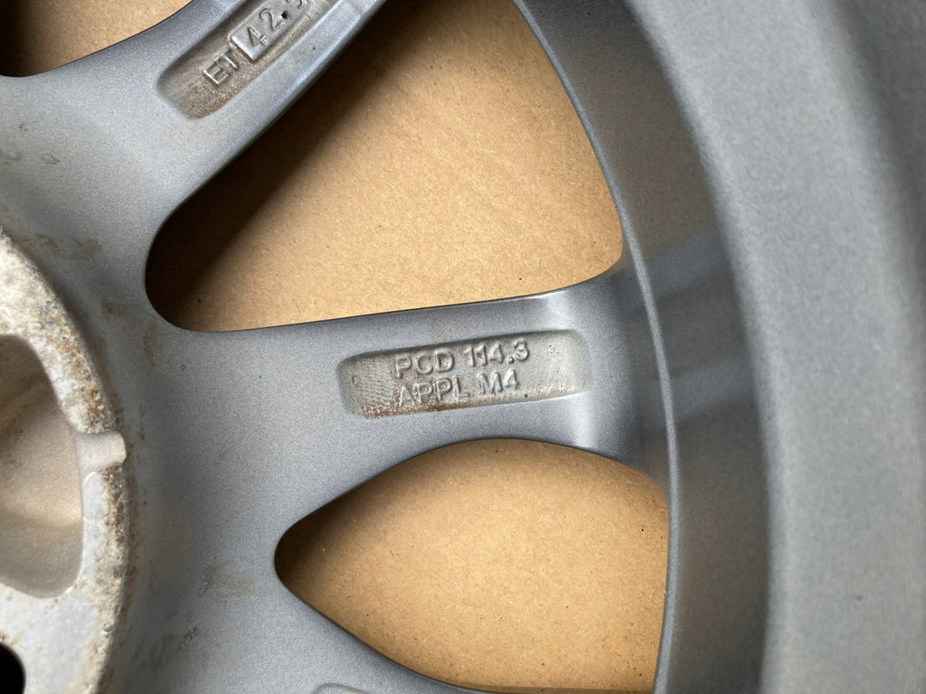 1x Alufelge 16 Zoll 6.5" 5x114.3 42ET 18002-1665 Hyundai Rim Wheel FEL4270278690fk