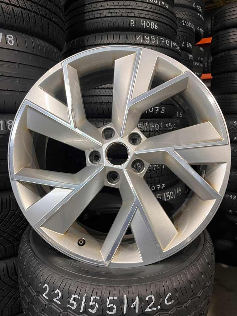 1x Alufelge 19 Zoll 7.0" 5x112 43ET Glanz 565601025F Skoda Kodiaq Rim Wheel FEL3150144920qw