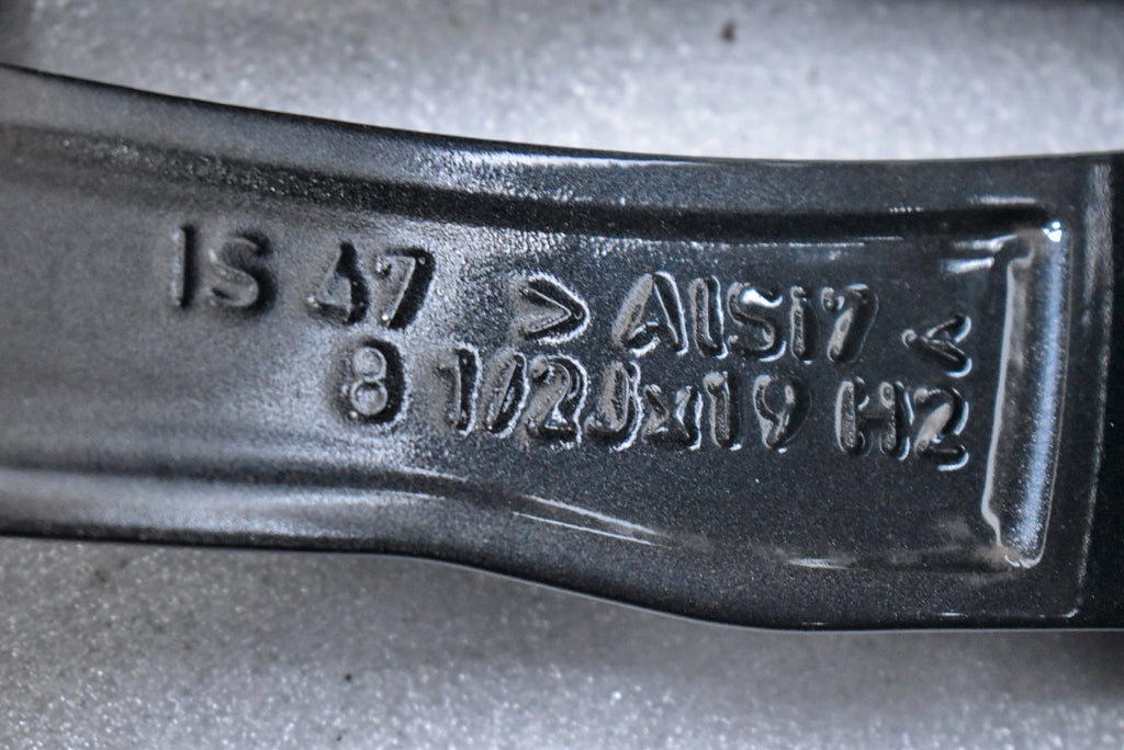 1x Alufelge 19 Zoll 8.5" 5x120 47ET 8043651 8097245 7856711 BMW 3 F30 F31 FEL2482772567gh