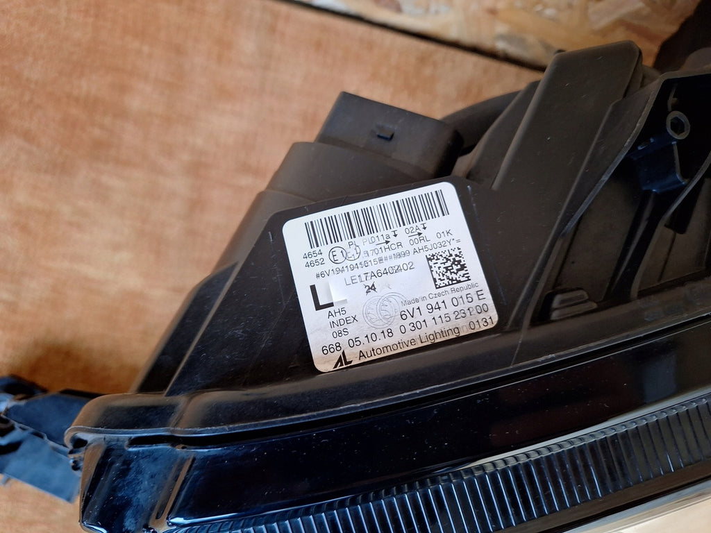 Frontscheinwerfer Skoda Fabia III 6V1941015E Full LED Links Headlight