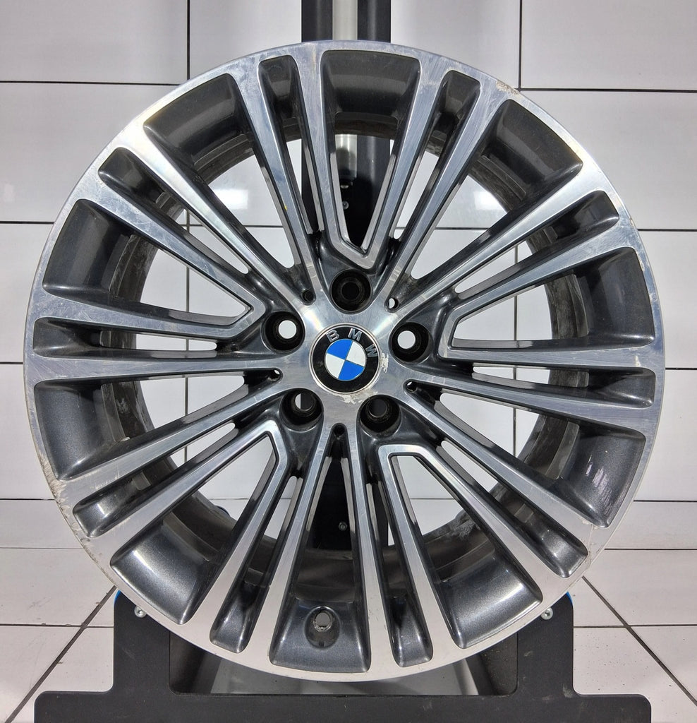 1x Alufelge 18 Zoll 8.0" 5x112 30ET Glanz Graphit 6863420 BMW G30 Mg 5 Rim Wheel FEL4555607393ac