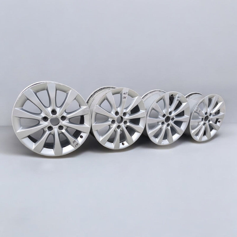 4x Alufelge 17 Zoll 8.0" 5x112 39ET Glanz Silber 4G0601025AG Audi A5 A4