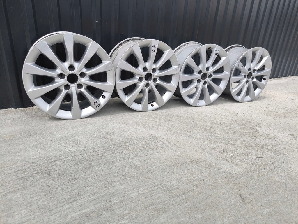 4x Alufelge 17 Zoll 8.0" 5x112 39ET Glanz Silber 4G0601025AG Audi A5 A4