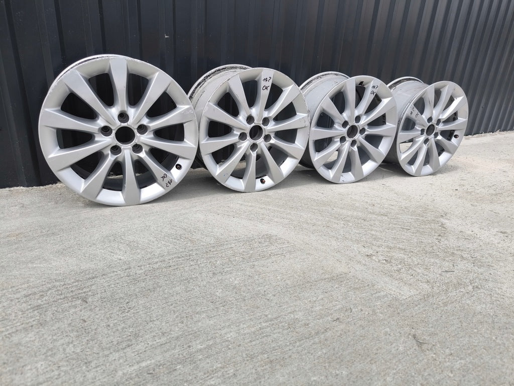 4x Alufelge 17 Zoll 8.0" 5x112 39ET Glanz Silber 4G0601025AG Audi A5 A4 FEL4584923128vp