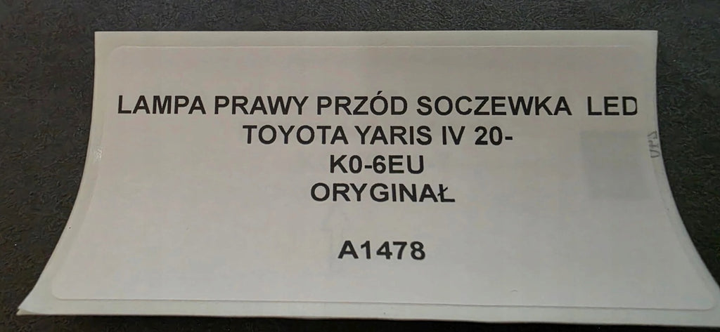 Frontscheinwerfer Toyota Yaris K0-6EU LED Rechts Scheinwerfer Headlight SCH4812701139oh