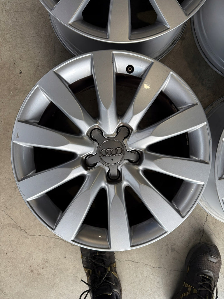 4x Alufelge 17 Zoll 8.0" 5x112 47ET Glanz Silber 8K0601025BC Audi Rim Wheel FEL8952838860vh