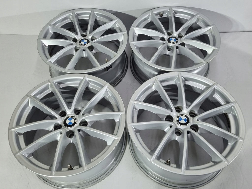 4x Alufelge 17 Zoll 7.5" 5x112 27ET Glanz Silber BMW Rim Wheel FEL6756263863iz