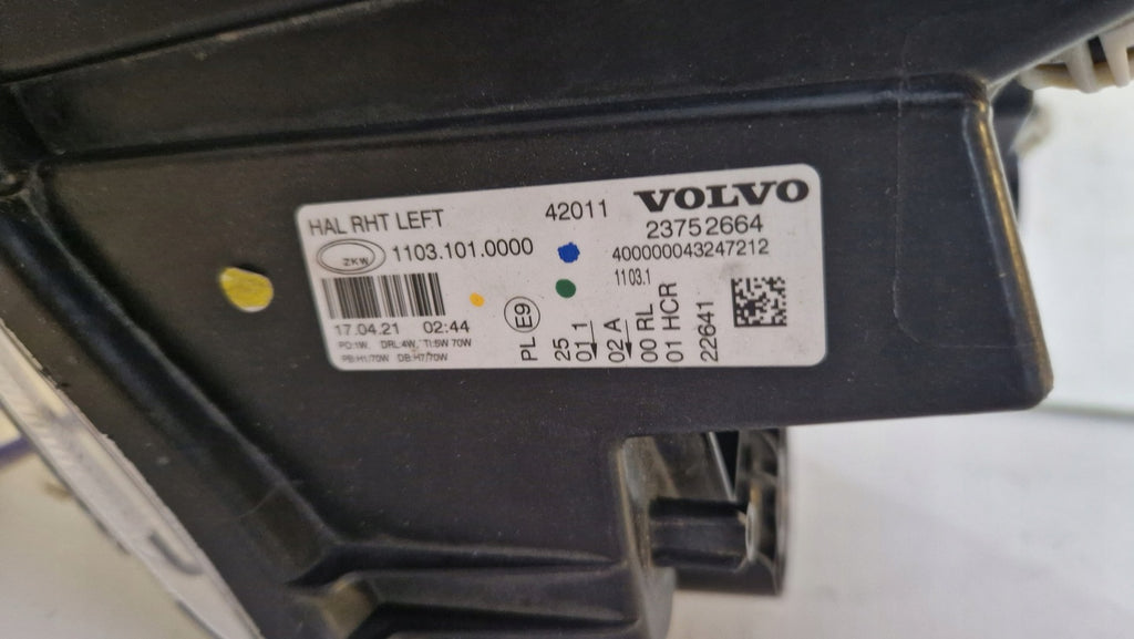 Frontscheinwerfer Volvo 23752664 Links Scheinwerfer Headlight SCH8370136129sx