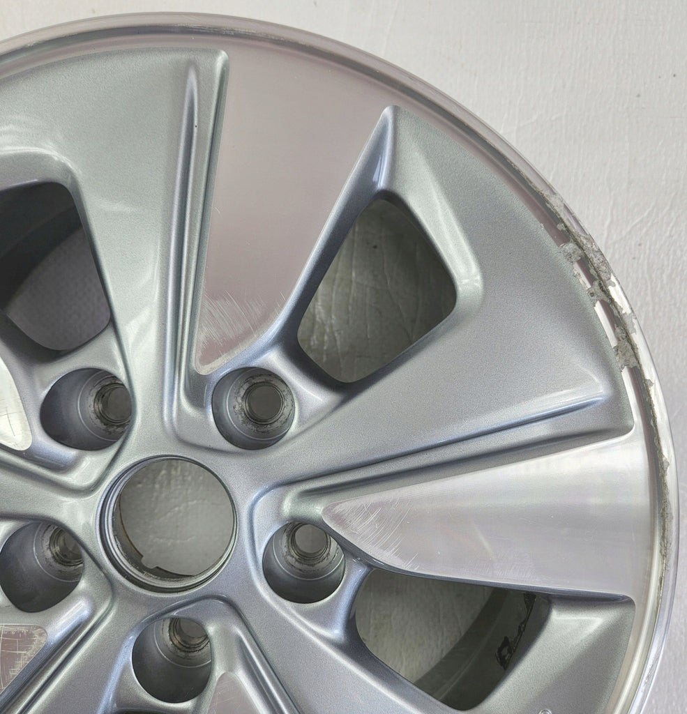 1x Alufelge 15 Zoll 6.0" 5x114.3 45ET Schwarz Nissan Leaf Ze0 Ze1 Pulsar