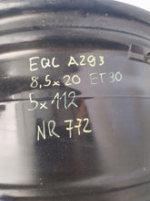 Load image into Gallery viewer, 1x Alufelge 20 Zoll 8.5" 5x112 30ET A2934010600 Mercedes-Benz Eqc Rim Wheel FEL6770394639mw