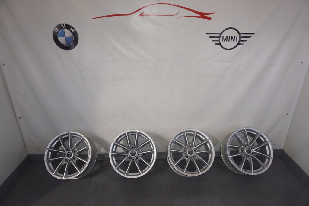 1x Alufelge 17 Zoll 7.5" 5x112 27ET Glanz Silber 6868217 BMW G11 G12 Rim Wheel FEL5280131168qc