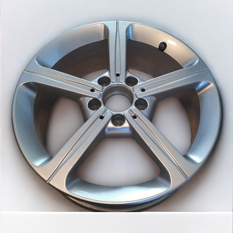 1x Alufelge 17 Zoll 6.5" 5x112 44ET Glanz Silber A1774011200 Audi 44 W177