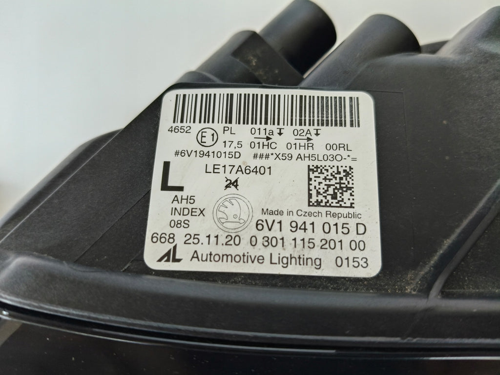 Frontscheinwerfer Skoda Fabia III 6V1941015D LED Links Scheinwerfer Headlight