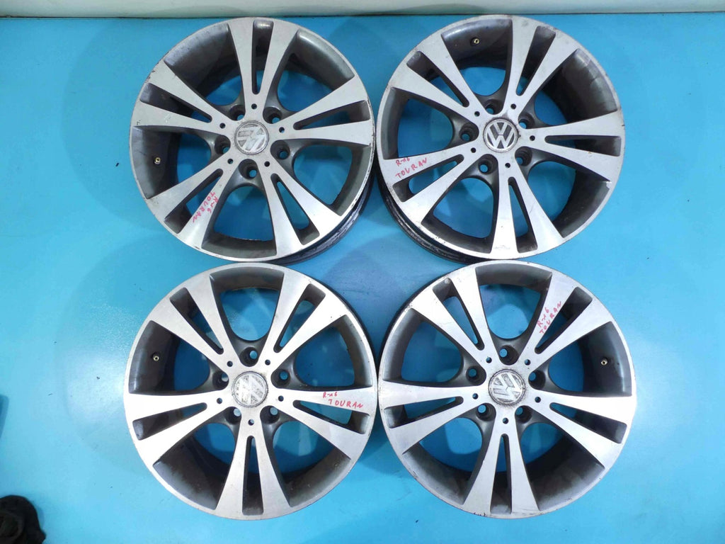 4x Alufelge 16 Zoll 6.5" 5x112 VW Touran Rim Wheel FEL5900607806aj