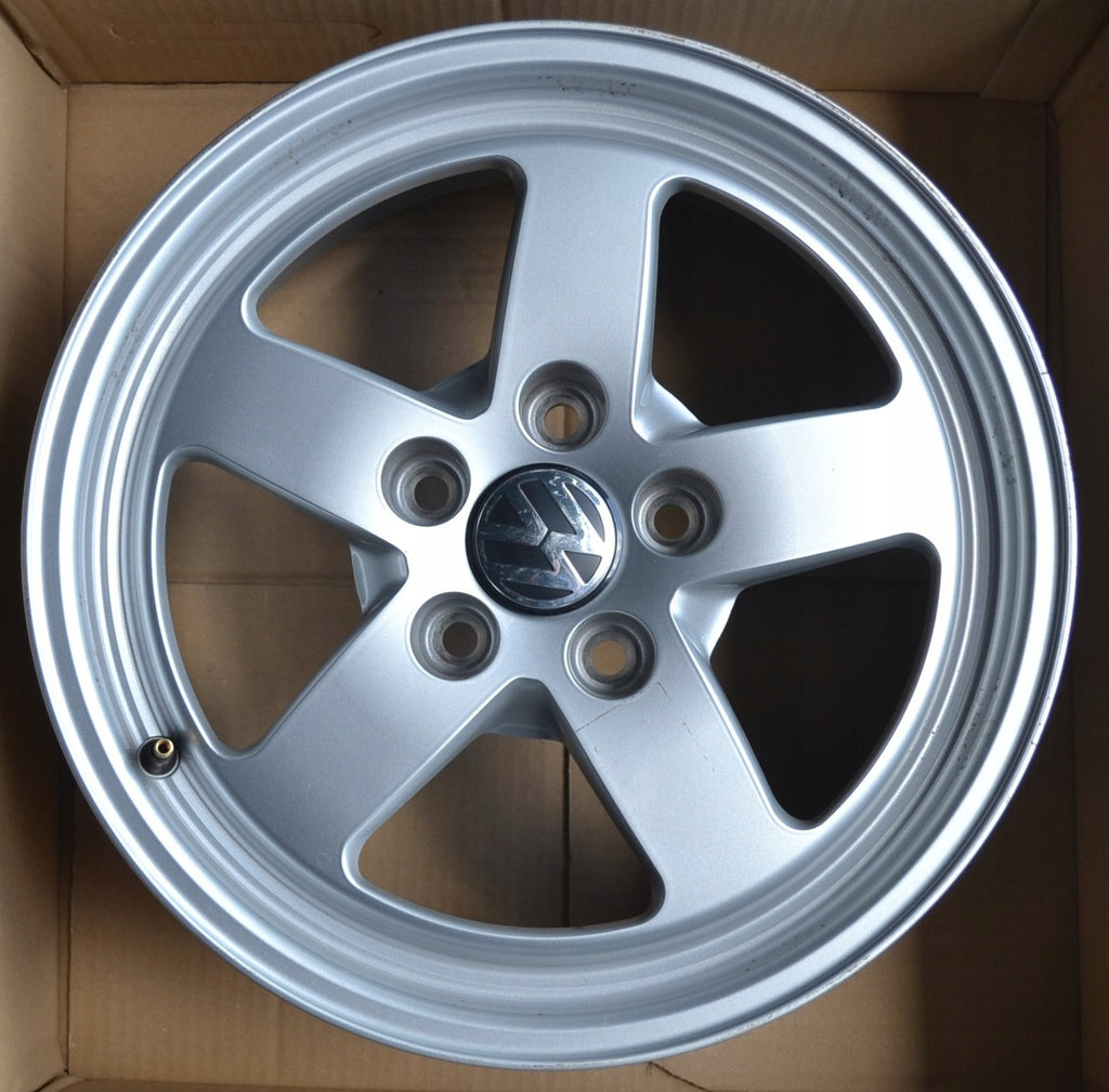 4x Alufelge 16 Zoll 7.0" 5x112 35ET Glanz Silber 8W0601025 Audi Rim Wheel