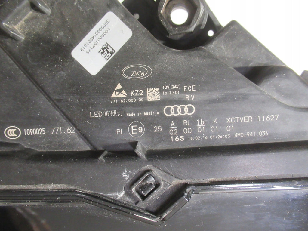 Frontscheinwerfer Audi Q7 4M0941036 LED Rechts Scheinwerfer Headlight SCH8890235968er