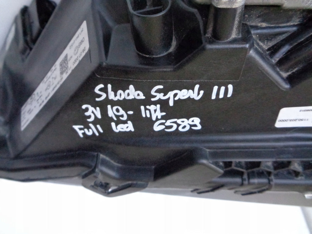 Frontscheinwerfer Skoda Superb III 3V1941015D Full LED Links Headlight