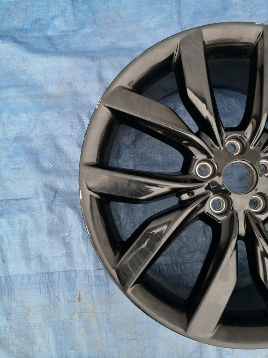 1x Alufelge 19 Zoll 8.0" 5x108 52 5ET Glanz Schwarz GJ5C-1007-S3 Ford Kuga FEL7501356769tw