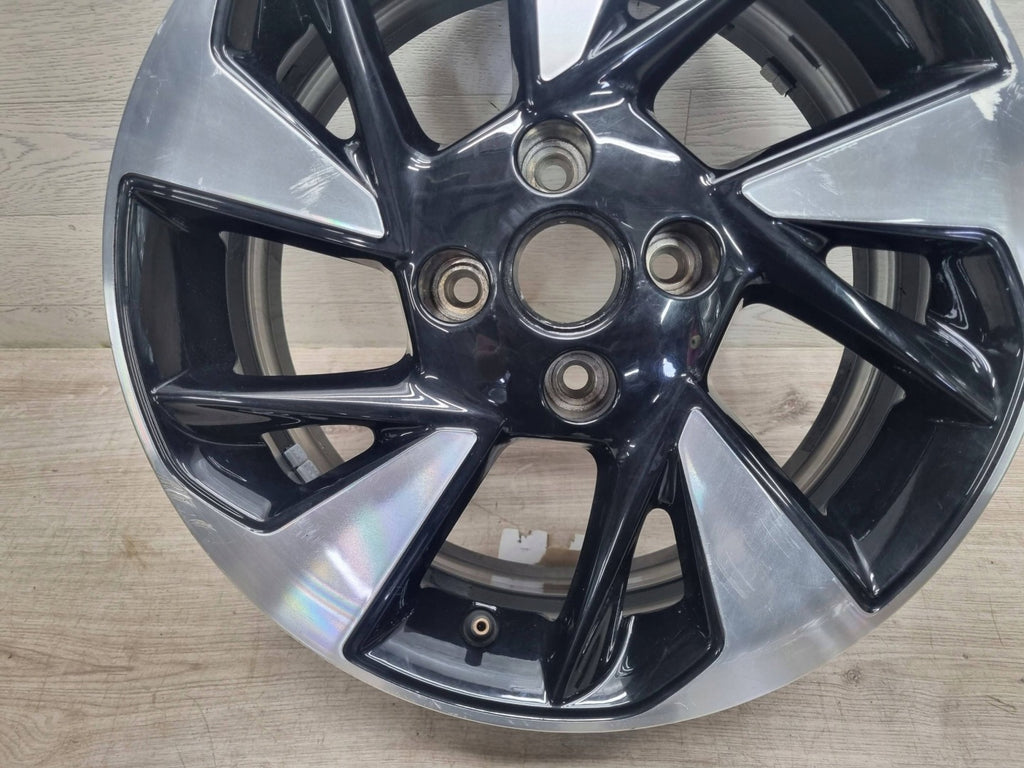 1x Alufelge 16 Zoll 6.5" 4x108 32ET Glanz Schwarz 9833892580 Opel Corsa F FEL5075820980gm