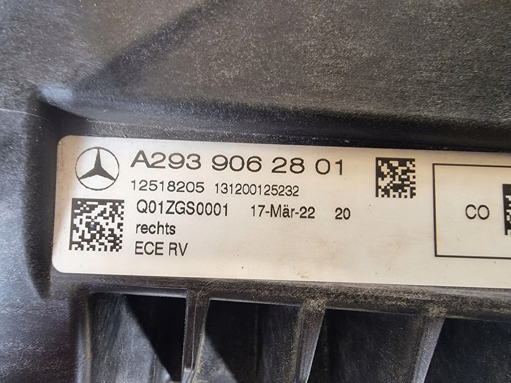 Frontscheinwerfer Mercedes-Benz Eqc A2939062801 Full LED Rechts Headlight SCH1514547326xf