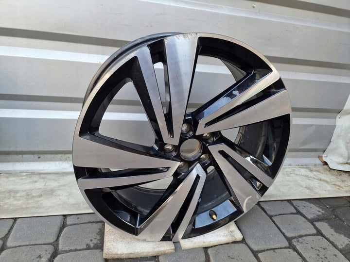 1x Alufelge 18 Zoll 7.0" 5x112 39ET Glanz Schwarz 2GM601025H VW T-Cross FEL6026254303vz
