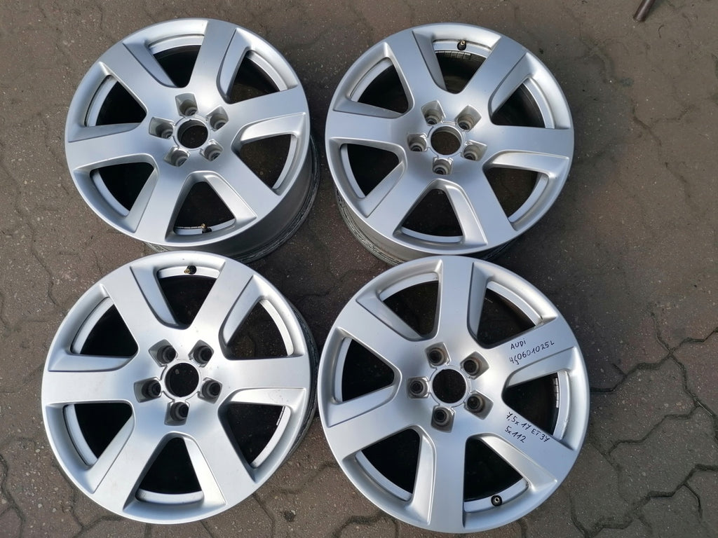4x Alufelge 17 Zoll 7.5" 5x112 37ET 4G0601025L Audi A6 A4 Rim Wheel FEL3287642763wt